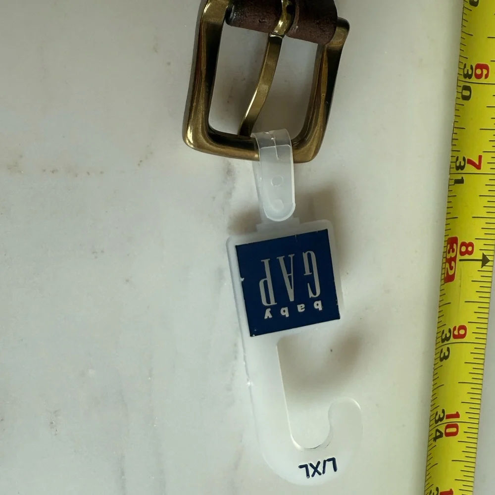 NEW NWT Gap Kids Belt stretch Brown and Blue kids / Boys Belt Size L / XL